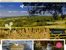 Tablet Screenshot of cotswoldcheese.com